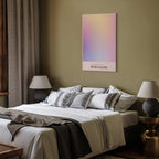 Pastel Abstract Drift Contemporary Canvas Print