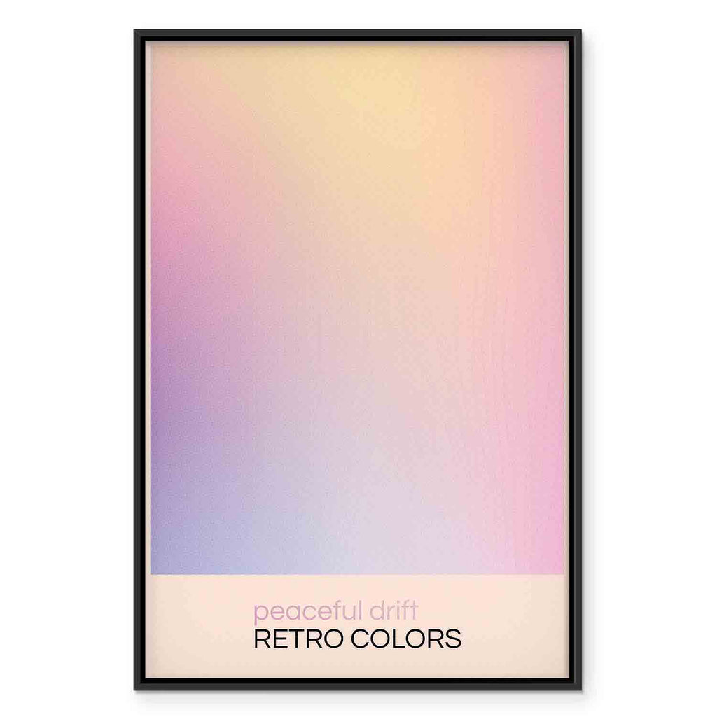 Pastel Abstract Drift Contemporary Canvas Print