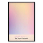 Pastel Abstract Drift Contemporary Canvas Print
