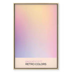 Pastel Abstract Drift Contemporary Canvas Print