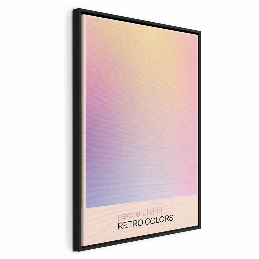 Canvas Print Peaceful Drift in Delicate Pastel Shades