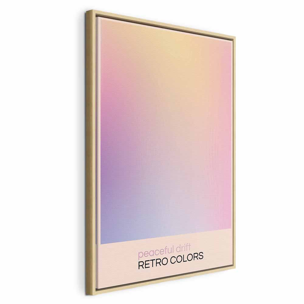 Canvas Print Peaceful Drift in Delicate Pastel Shades