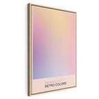 Canvas Print Peaceful Drift in Delicate Pastel Shades