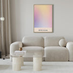 Canvas Print Peaceful Drift in Delicate Pastel Shades