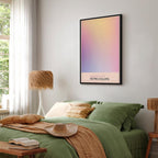 Canvas Print Peaceful Drift in Delicate Pastel Shades