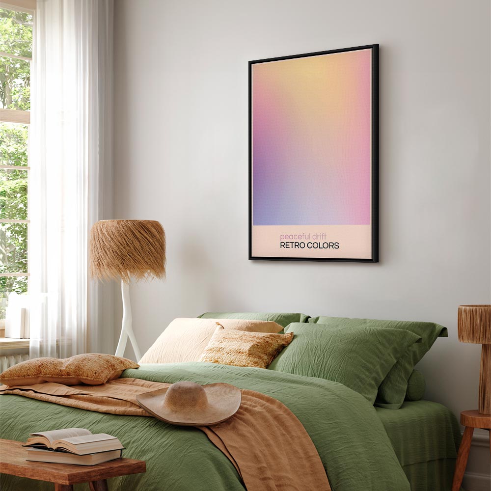 Canvas Print Peaceful Drift in Delicate Pastel Shades