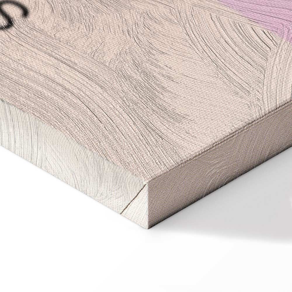 Pastel Abstract Drift Contemporary Canvas Print