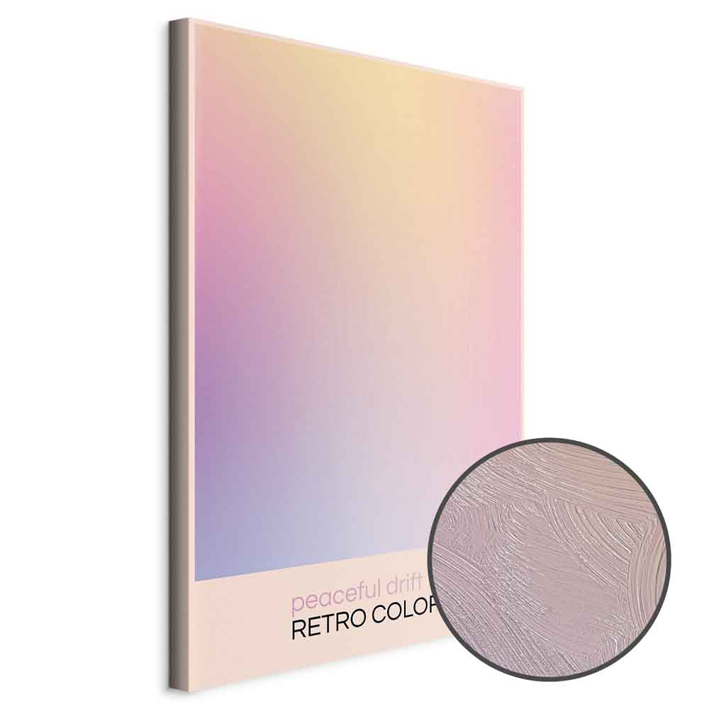 Pastel Abstract Drift Contemporary Canvas Print