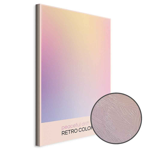 Pastel Abstract Drift Contemporary Canvas Print