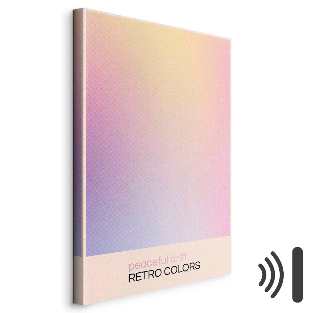 Pastel Abstract Drift Contemporary Canvas Print