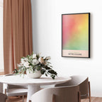 Cherry Breeze Pastel Gradient Retro Poster