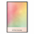 Cherry Breeze Pastel Gradient Retro Poster