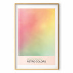 Cherry Breeze Pastel Gradient Retro Poster