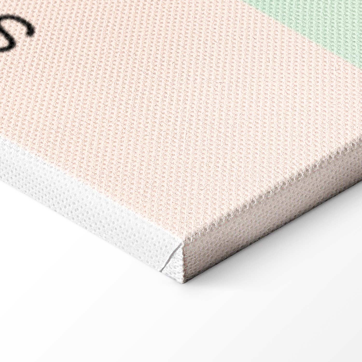 Pastel Gradient Abstract Retro Canvas Print