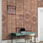 Stone Mosaic Texture Pattern Wallpaper