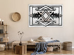 Canvas Print Ethnic Pattern Wide (1 Part)