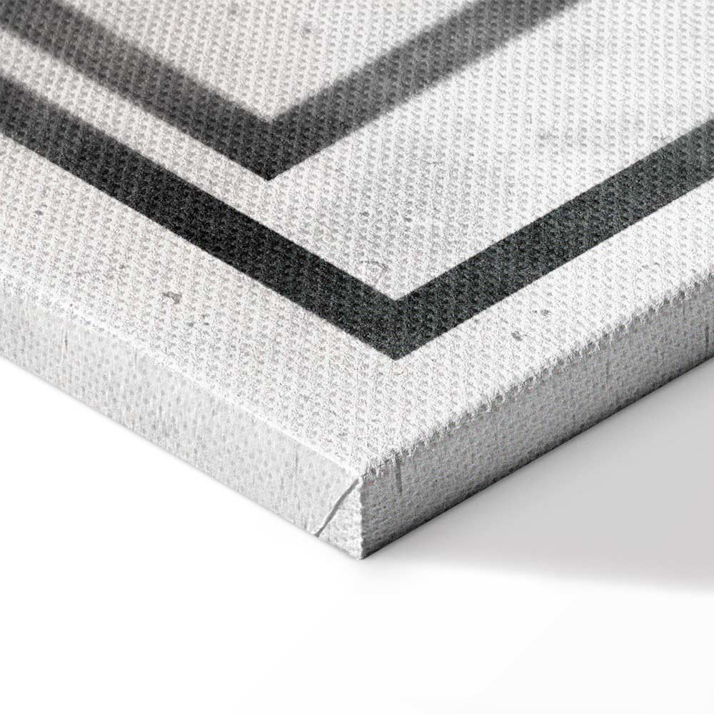 Abstract Ethnic Pattern Wide Canvas Print