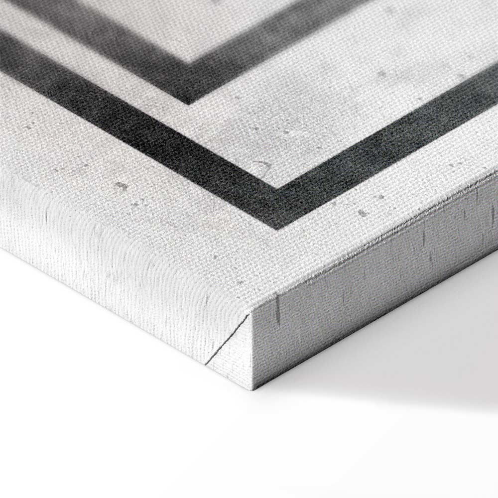 Abstract Ethnic Pattern Wide Canvas Print