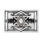 Abstract Ethnic Pattern Wide Canvas Print