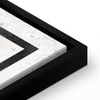 Abstract Ethnic Pattern Wide Canvas Print