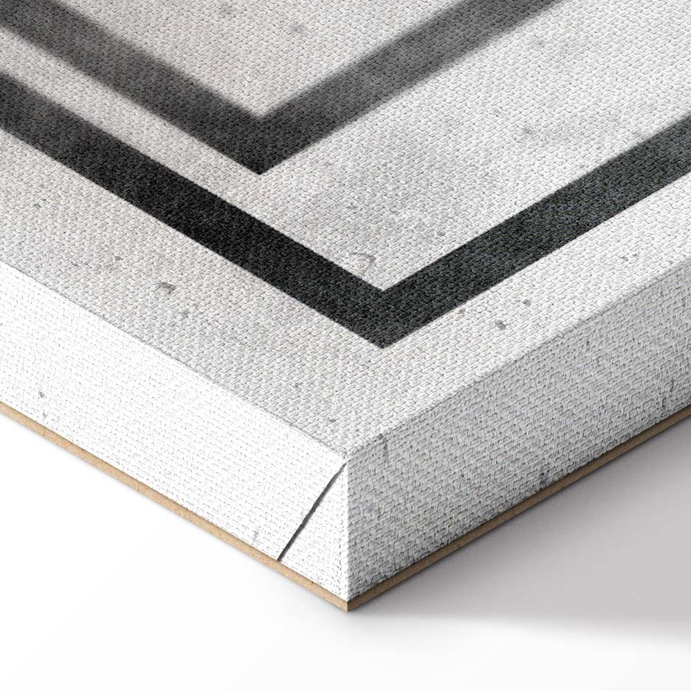 Abstract Ethnic Pattern Wide Canvas Print