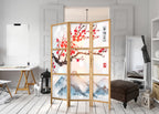 Fuji Mountain Landscape 3-Panel Japanese Room Divider