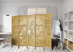 Dragon II Oriental 5-Panel Japanese Room Divider