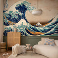 Hokusai Great Wave Japanese Retro Wall Mural