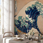 Hokusai Great Wave Japanese Retro Wall Mural