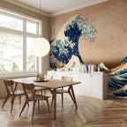Hokusai Great Wave Japanese Retro Wall Mural
