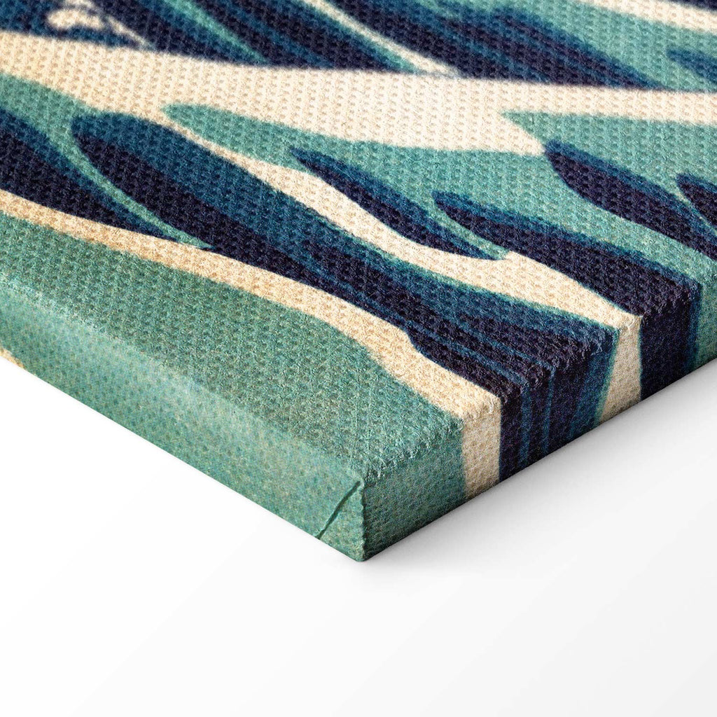 Great Wave off Kanagawa Japanese Retro Canvas Print