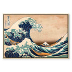 Great Wave off Kanagawa Japanese Retro Canvas Print