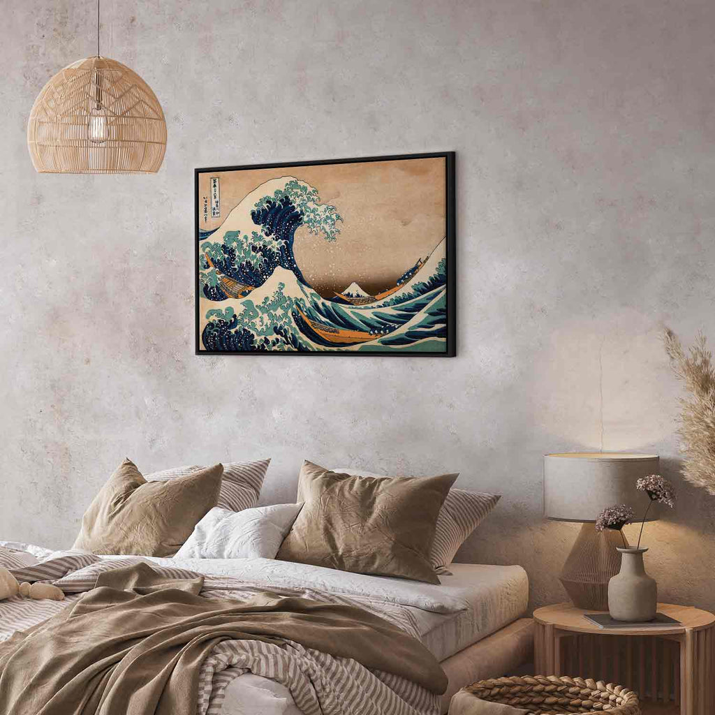 Great Wave off Kanagawa Japanese Retro Canvas Print