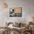 Great Wave off Kanagawa Japanese Retro Canvas Print