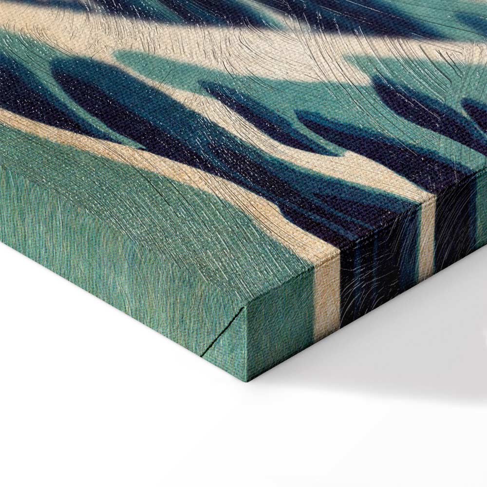 Great Wave off Kanagawa Japanese Retro Canvas Print