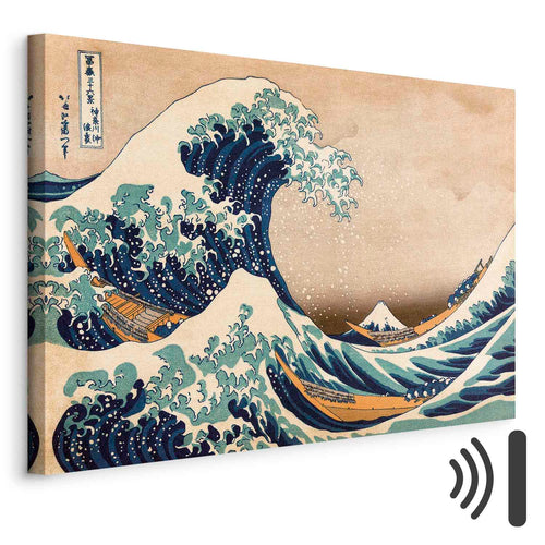 Great Wave off Kanagawa Japanese Retro Canvas Print