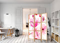 Floral Bliss 3-Panel Japanese Room Divider