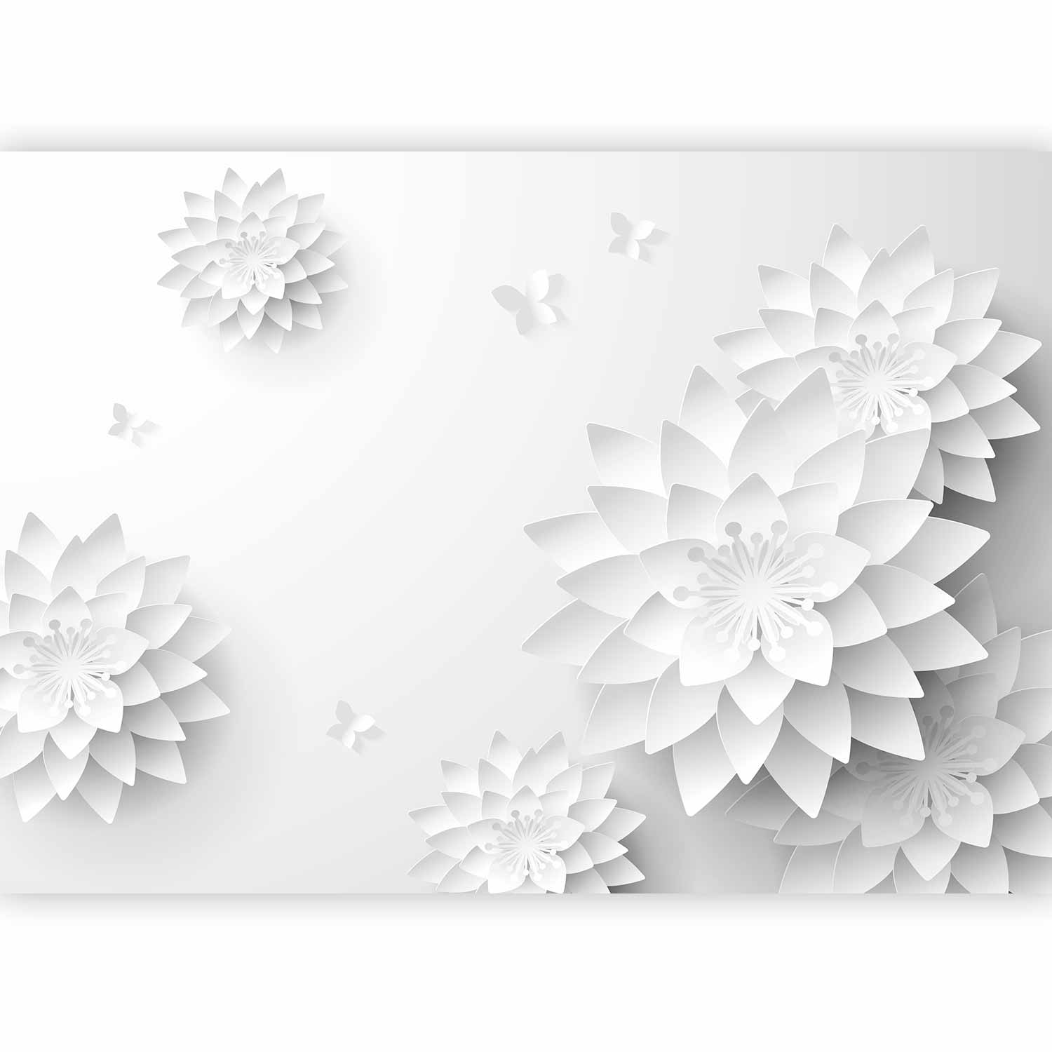 Oriental Floral Zen Wall Mural