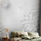 Oriental Floral Zen Wall Mural