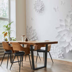 Oriental Floral Zen Wall Mural