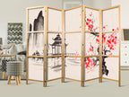 Mystical Calm 5-Panel Japanese Room Divider