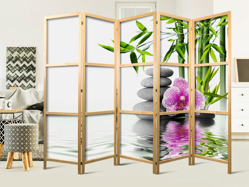 Serenity Landscape 5-Panel Japanese Room Divider