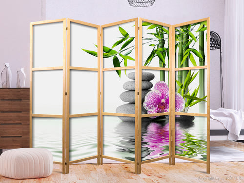 Serenity Landscape 5-Panel Japanese Room Divider