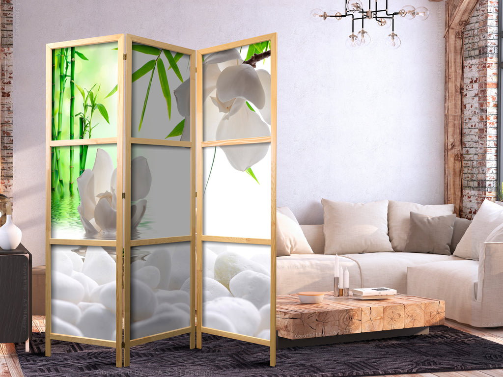 Oriental Balance 3-Panel Japanese Room Divider