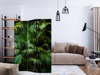 Sunny Jungle Leaves 3-Panel Room Divider