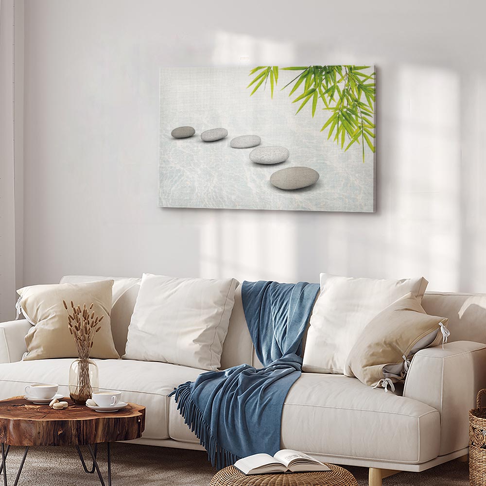 Zen Stacked Stone Peace Canvas Print