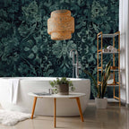 Emerald Oriental Carpet Pattern Wall Mural