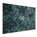 Emerald Baroque Ornament Pattern Poster