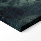 Emerald Oriental Carpet Pattern Canvas Print