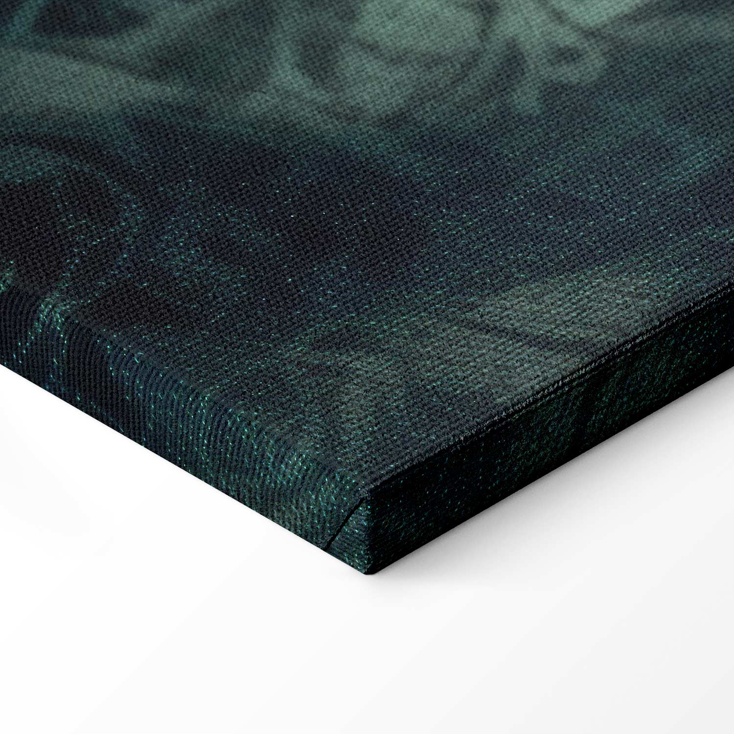 Emerald Oriental Carpet Pattern Canvas Print